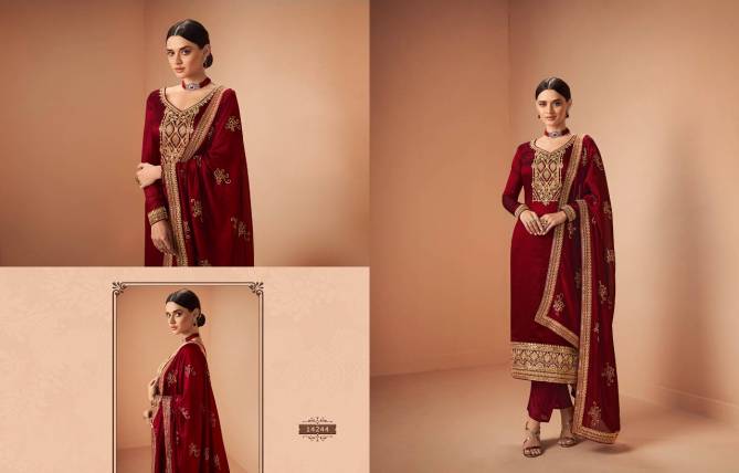 Firdosh By Zisha 12241-12246 Wedding Salwar Suits Catalog